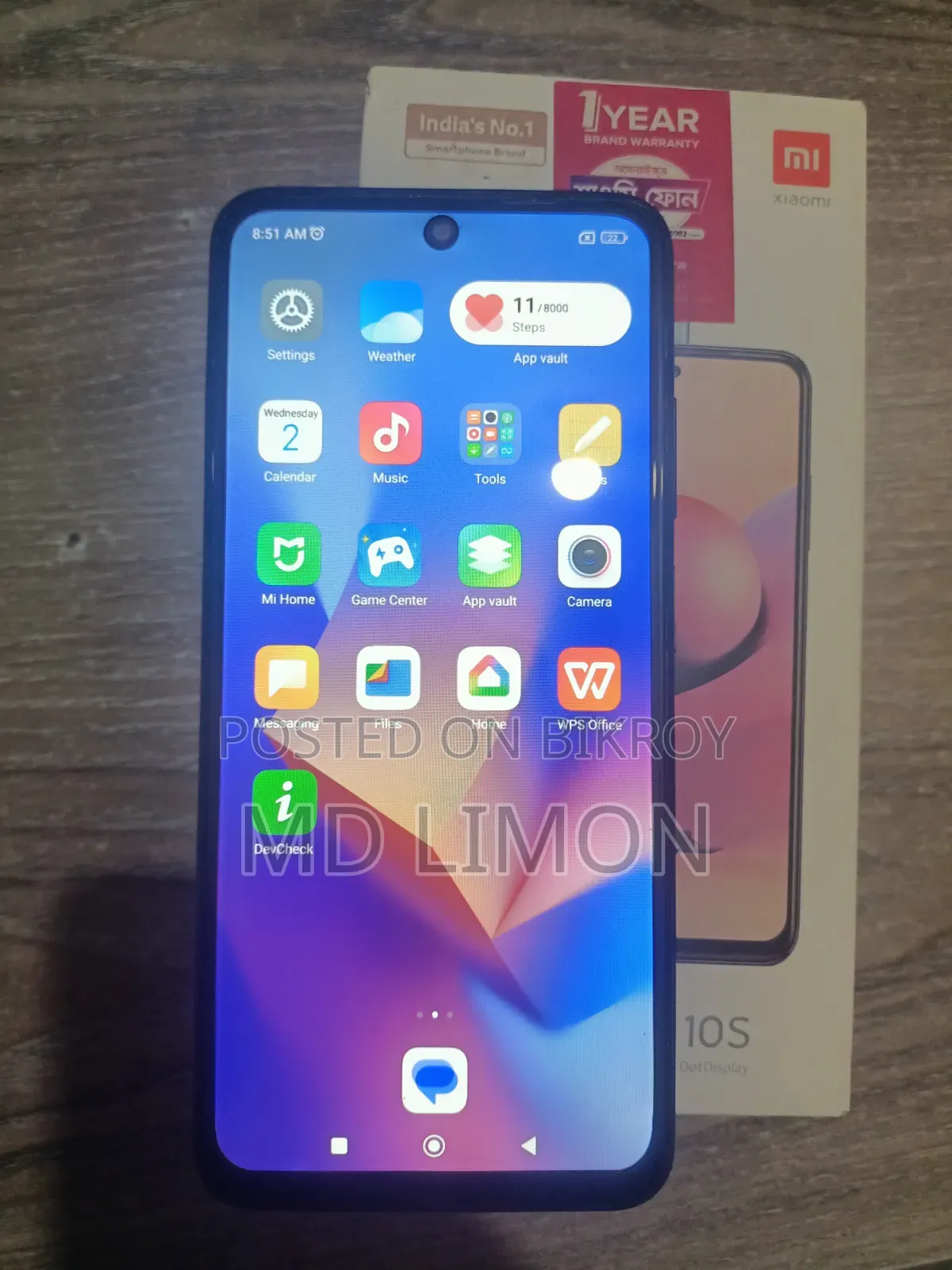 Xiaomi Redmi Note 10S 128 GB Black