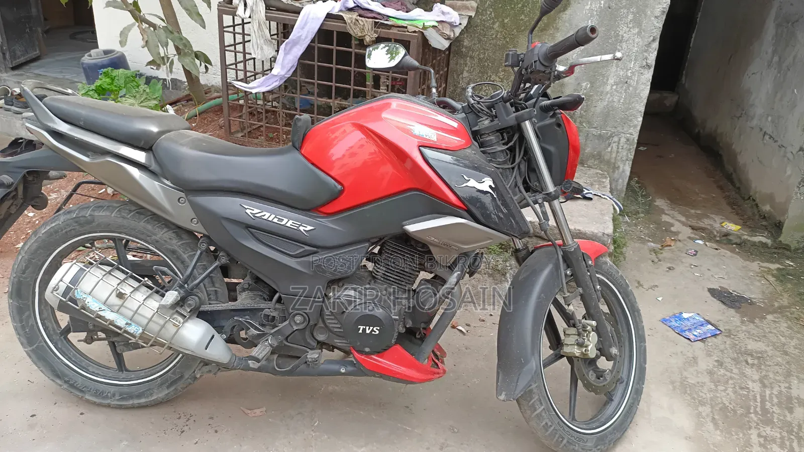 TVS Raider 125 2024 Red