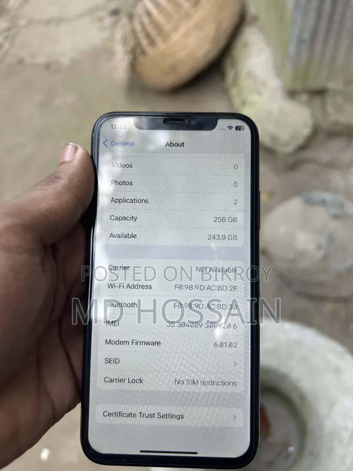 অ্যাপল আইফোন এক্স ২৫৬ জিবি ব্ল্যাক