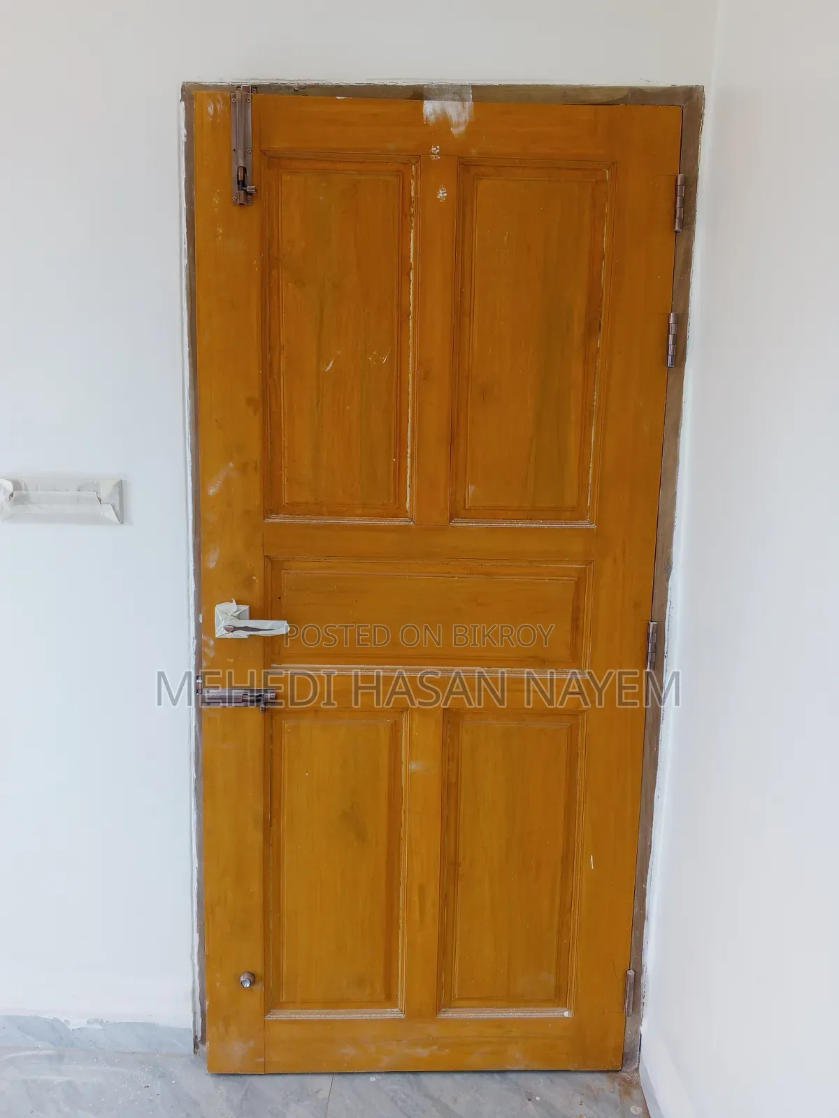 03 Gamari wood doors for sale, completely brand new.