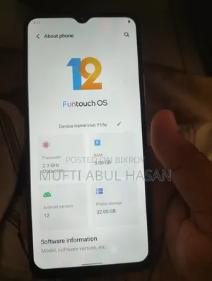 Vivo Y15s 32 GB Blue