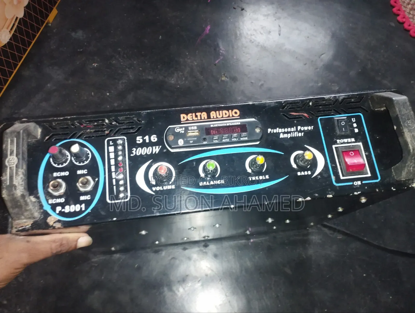 📢 অ্যাম্পলিফায়ার বিক্রি হবে! 📢
🔊 ব্র্যান্ড: Delta Audio
🎵
