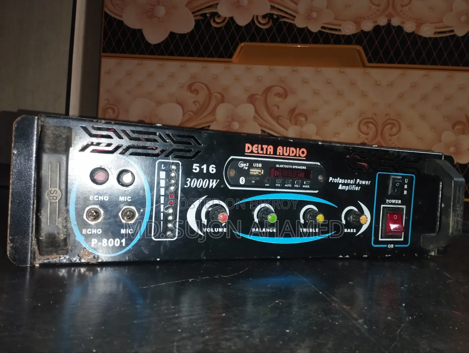 📢 অ্যাম্পলিফায়ার বিক্রি হবে! 📢
🔊 ব্র্যান্ড: Delta Audio
🎵