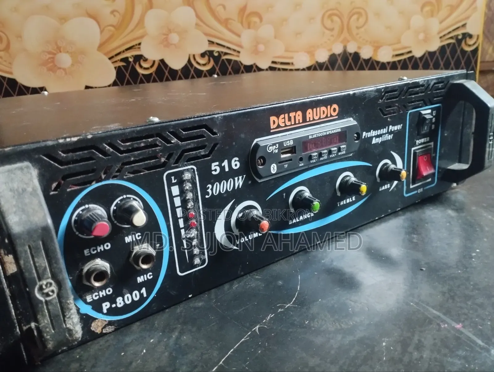 📢 অ্যাম্পলিফায়ার বিক্রি হবে! 📢
🔊 ব্র্যান্ড: Delta Audio
🎵