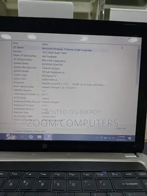 ল্যাপটপ এইচপি ৪জিবি ইন্টেল কোর আই৩ এসএসডি ১২৮জিবি