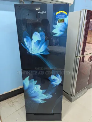 Whirlpool Blue Colour Glass Door Inverter Frost Fridge 258 Ltr.