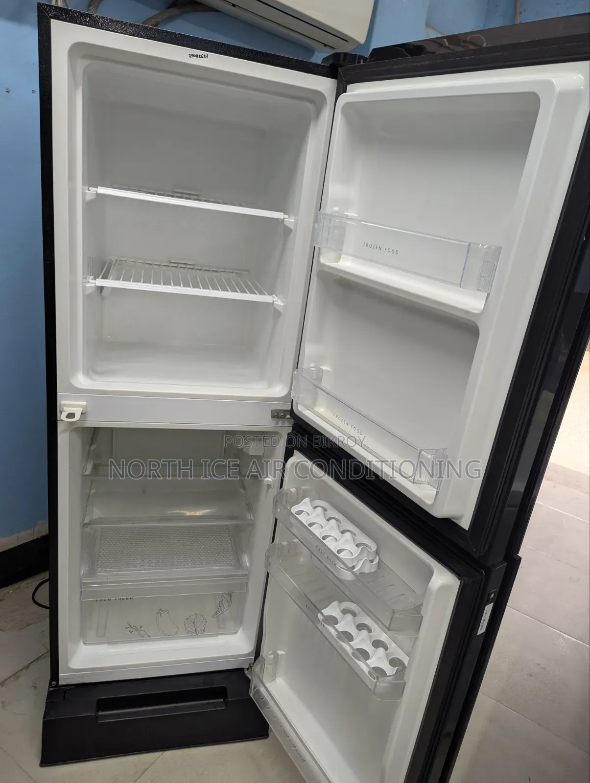 Whirlpool Blue Colour Glass Door Inverter Frost Fridge 258 Ltr.