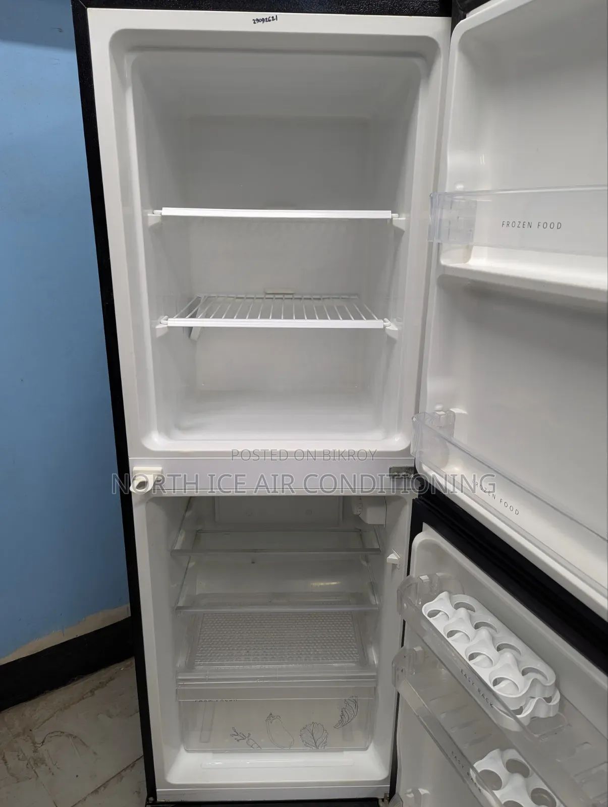 Whirlpool Blue Colour Glass Door Inverter Frost Fridge 258 Ltr.