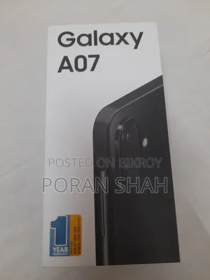 New Samsung Galaxy A07 128 GB Black