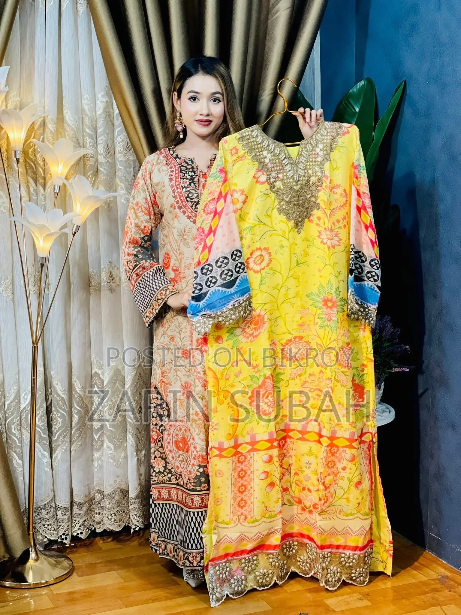 পাকিস্তানি লং কুর্তি সাইজ ৩৮