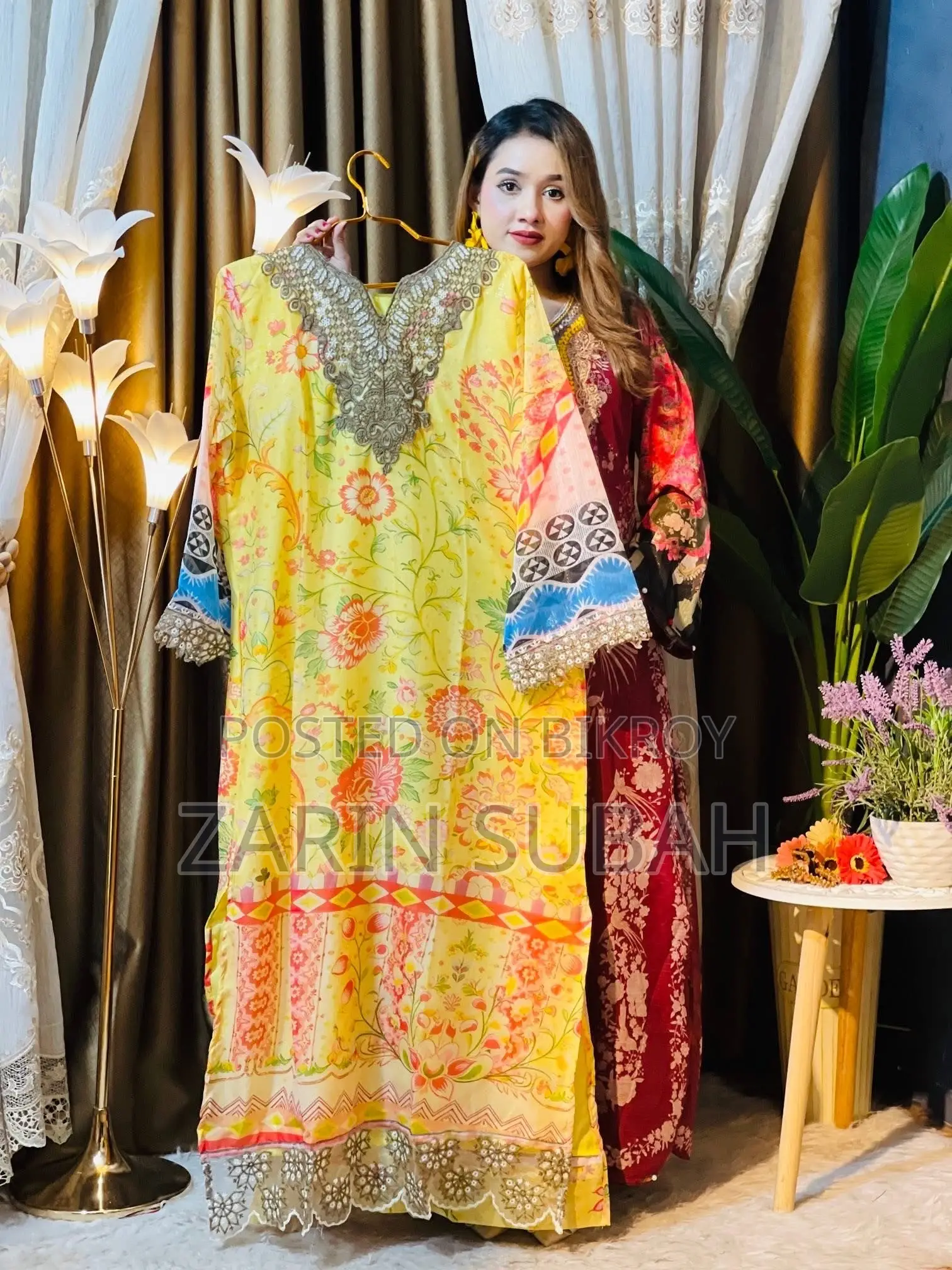 পাকিস্তানি লং কুর্তি সাইজ ৩৮