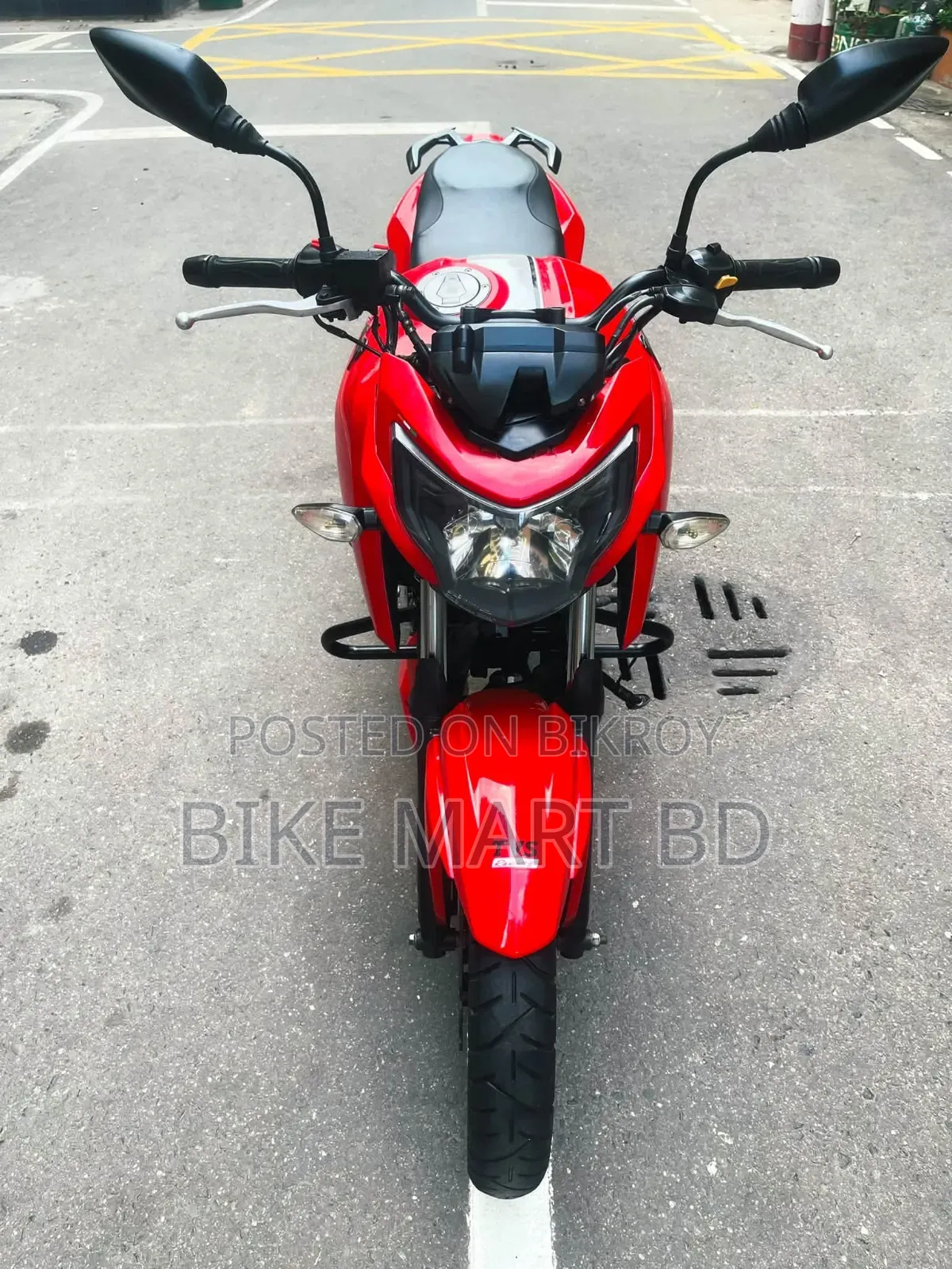 টিভিএস আপাচি আরটিআর ১৬০ ৪ভি ২০২১ লাল