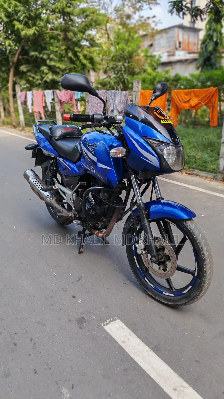বাজাজ পালসার ১৫০ ২০১২ নীল