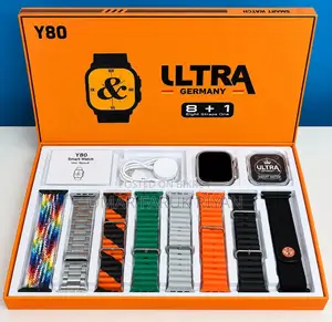 Y80 Ultra Smartwatch – 8 Strap Premium Combo