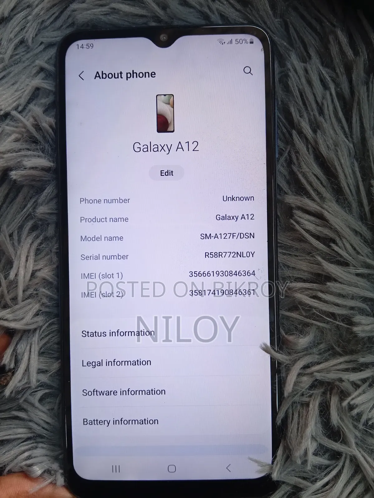 Samsung Galaxy A12 64 GB Blue