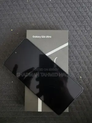 নতুন স্যামসাং গ্যালাক্সি S26 আল্ট্রা 5G 256 জিবি ব্ল্যাক