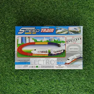 Rechargeable Bullet Train Toy Set (39 Pieces)