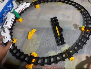Rechargeable Bullet Train Toy Set (39 Pieces)