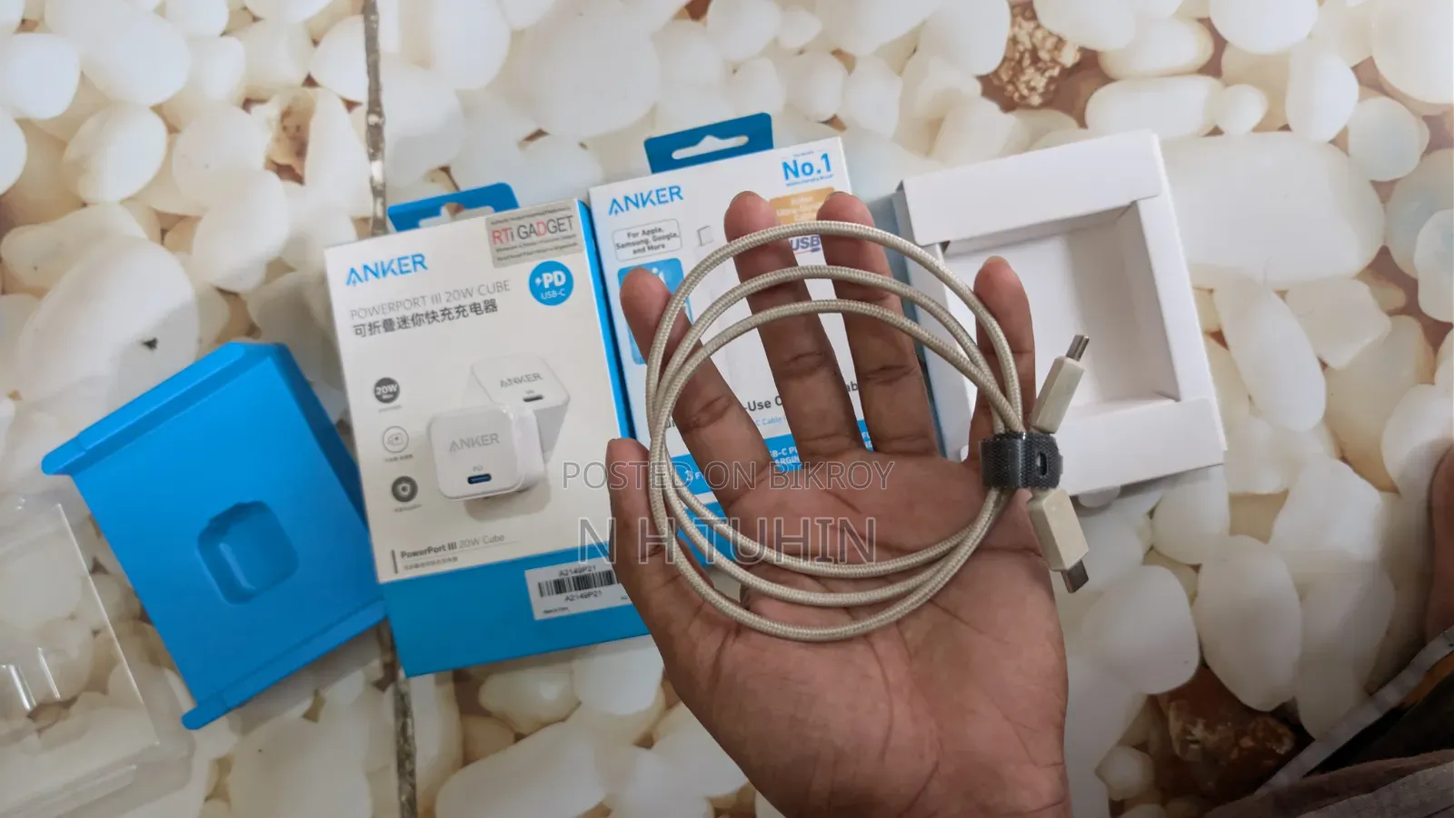 Anker 20w Adapter + Charger