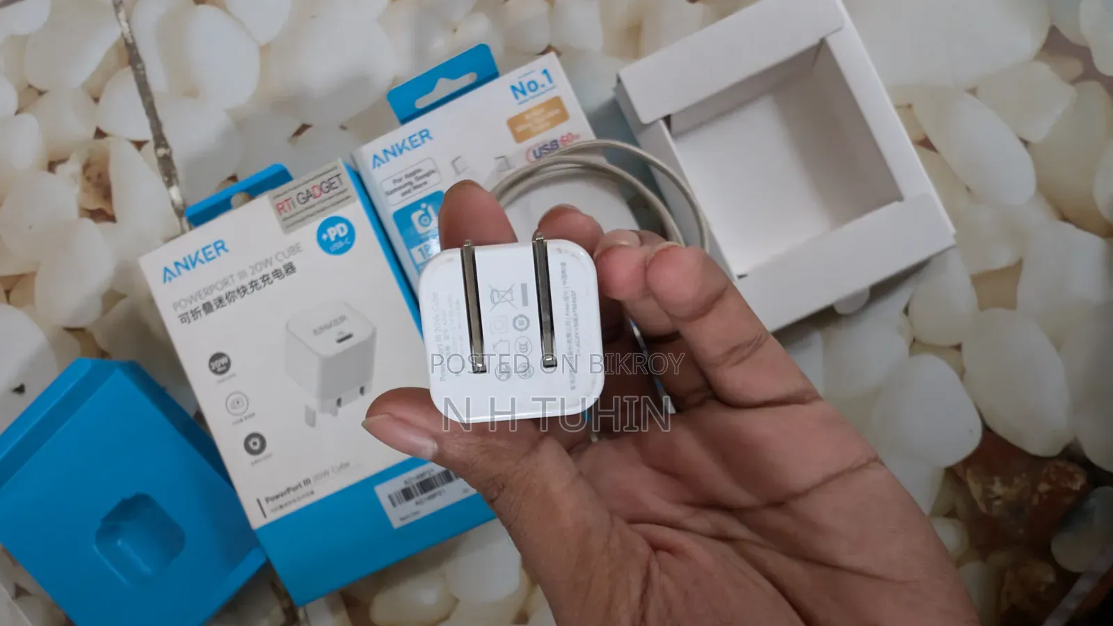 Anker 20w Adapter + Charger