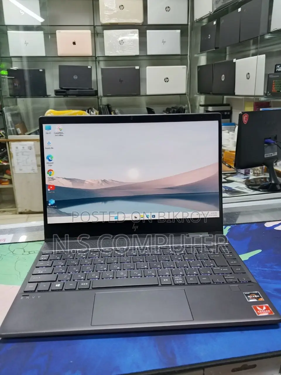 Laptop HP Envy 13t 16GB AMD Ryzen 7 SSD 512GB