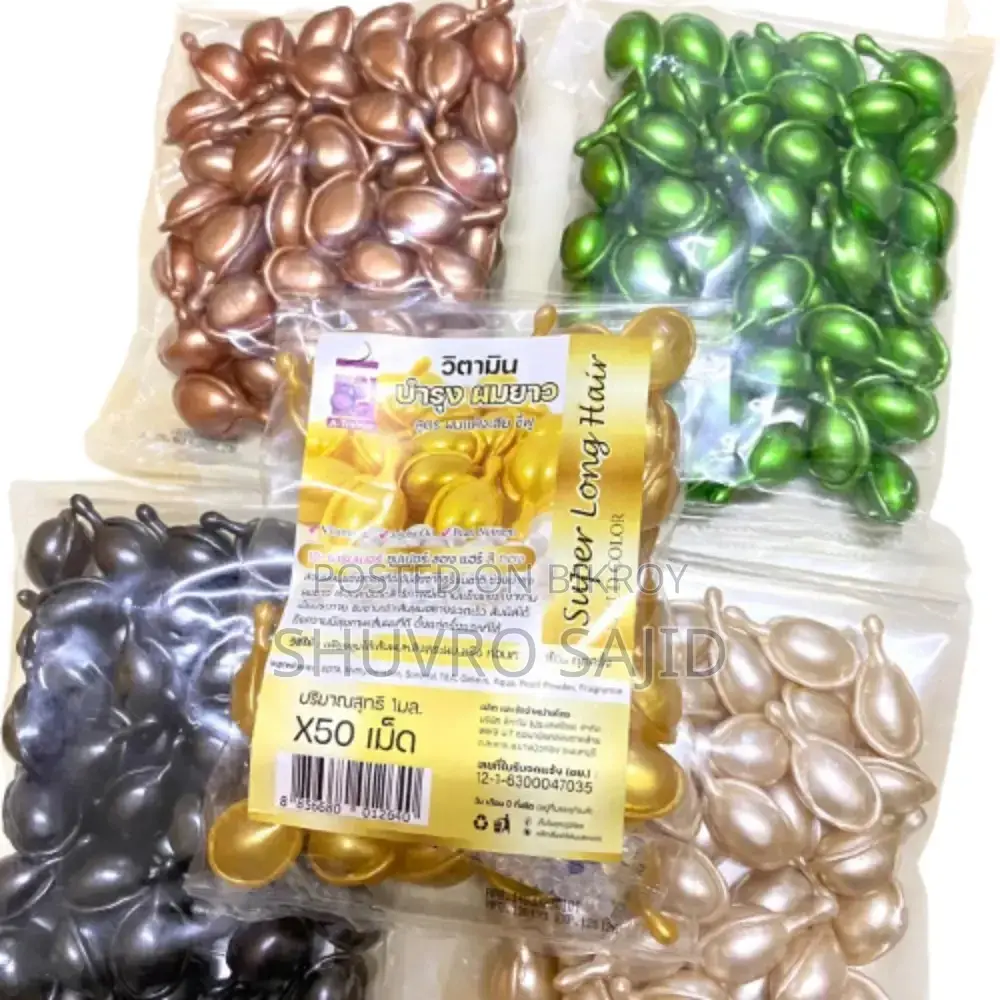 Super Long Vitamin E Jojoba Oil Hair Capsule