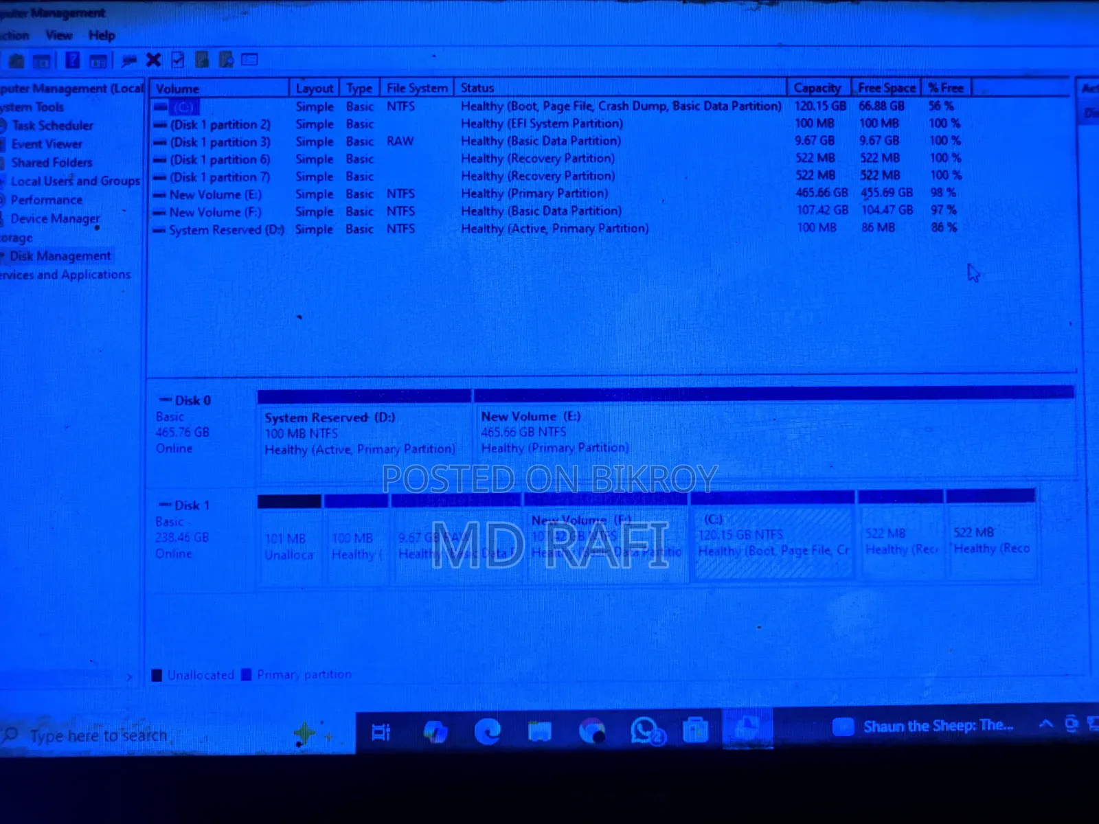 Desktop Computer 8GB Intel Core i5 SSD 128GB