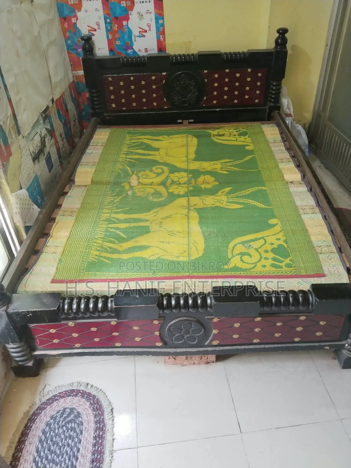 Wooden Board Bed