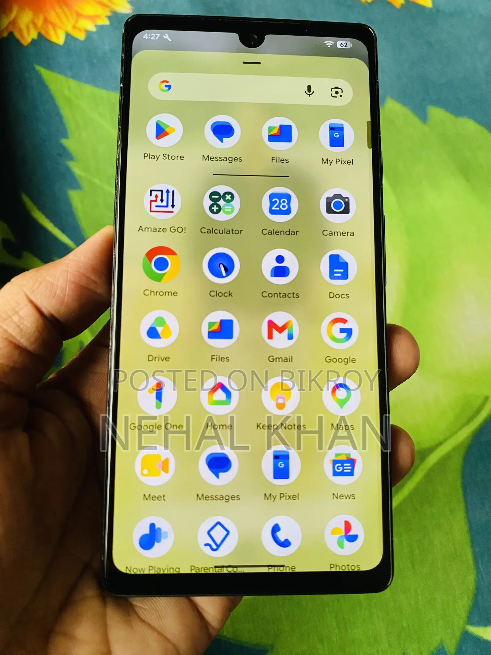 গুগল পিক্সেল ৬এ ১২৮ জিবি গ্রিন
