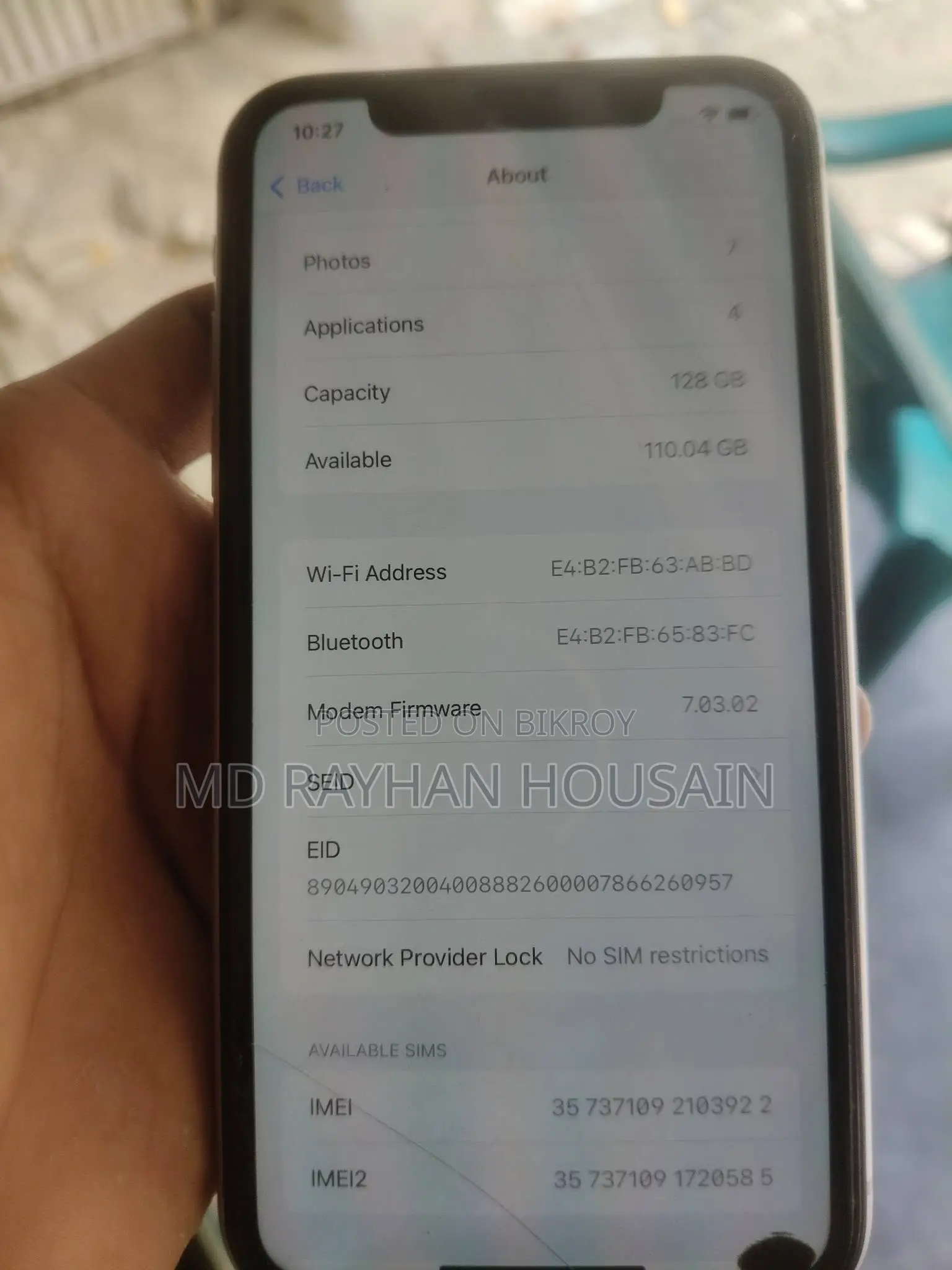 Apple iPhone XR 128 GB White