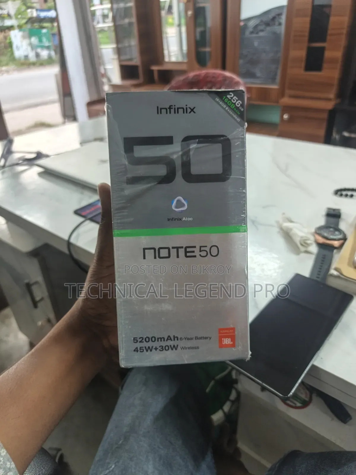 Infinix Note 50 4G 256 GB Silver
