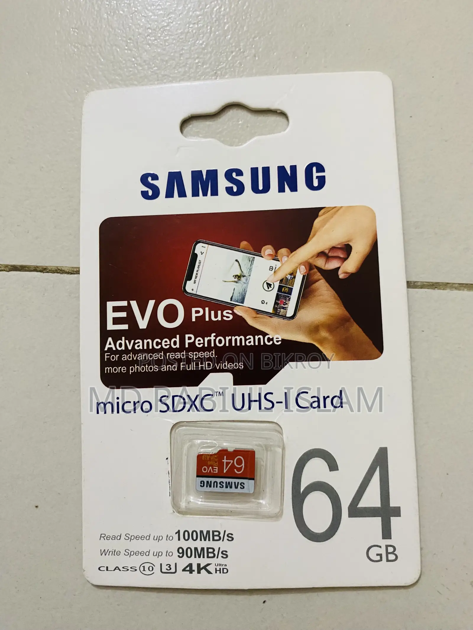 Samsung EVO Plus 64GB Original Memory Card