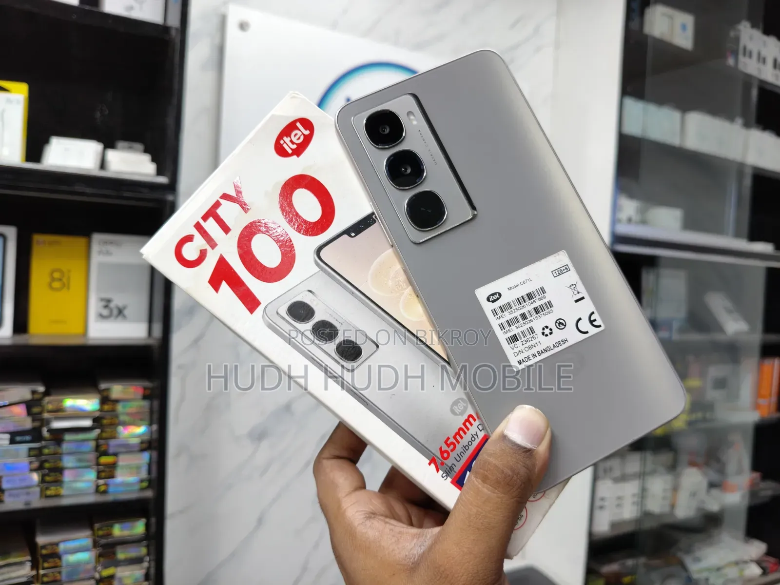 Itel City 100 128 GB Silver
