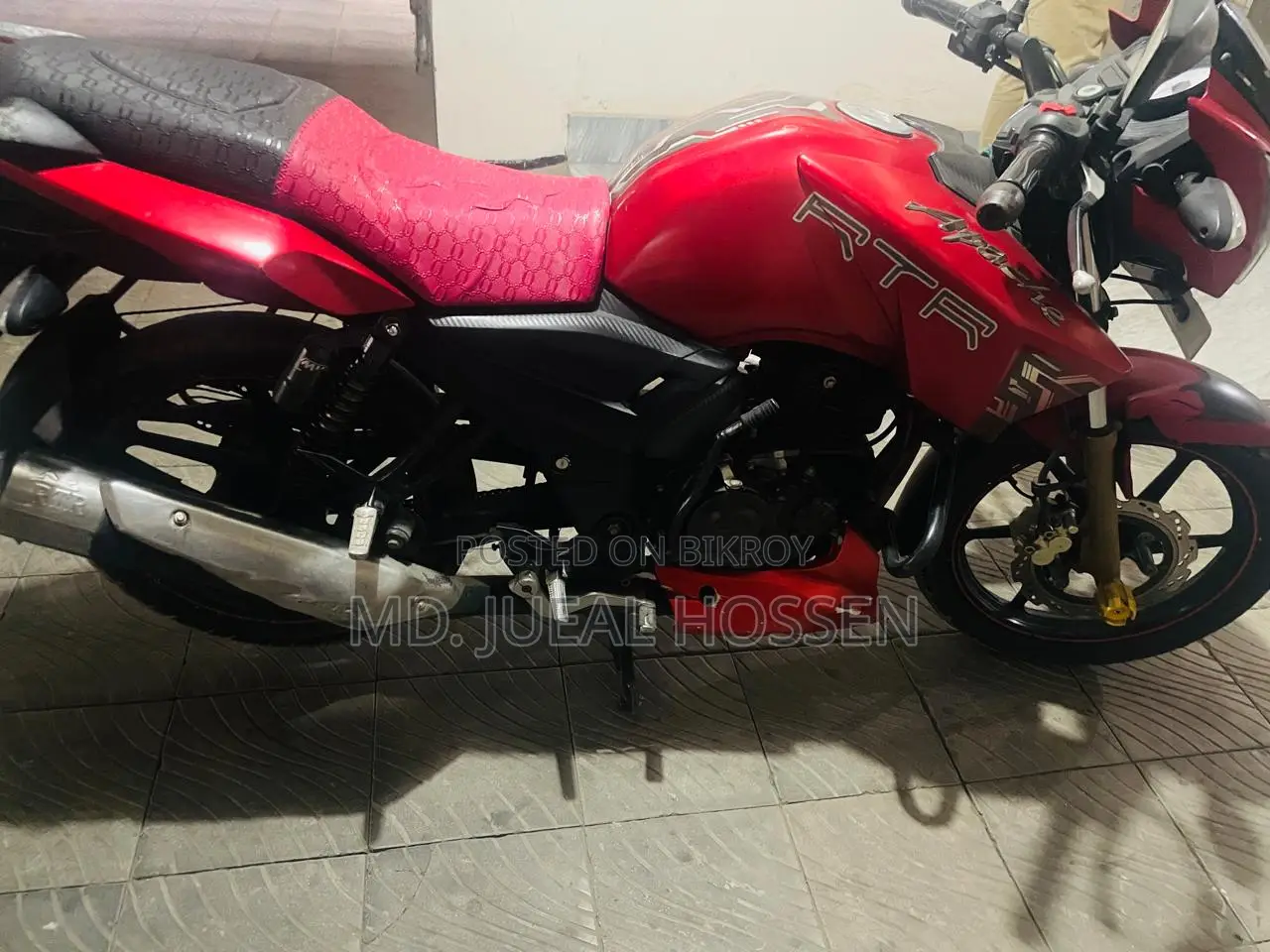 TVS Apache RTR 160 2V 2017 Red