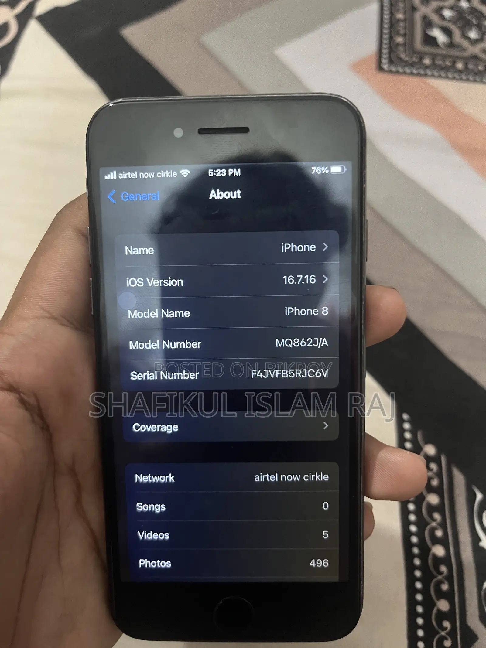 Apple iPhone 8 256 GB Black