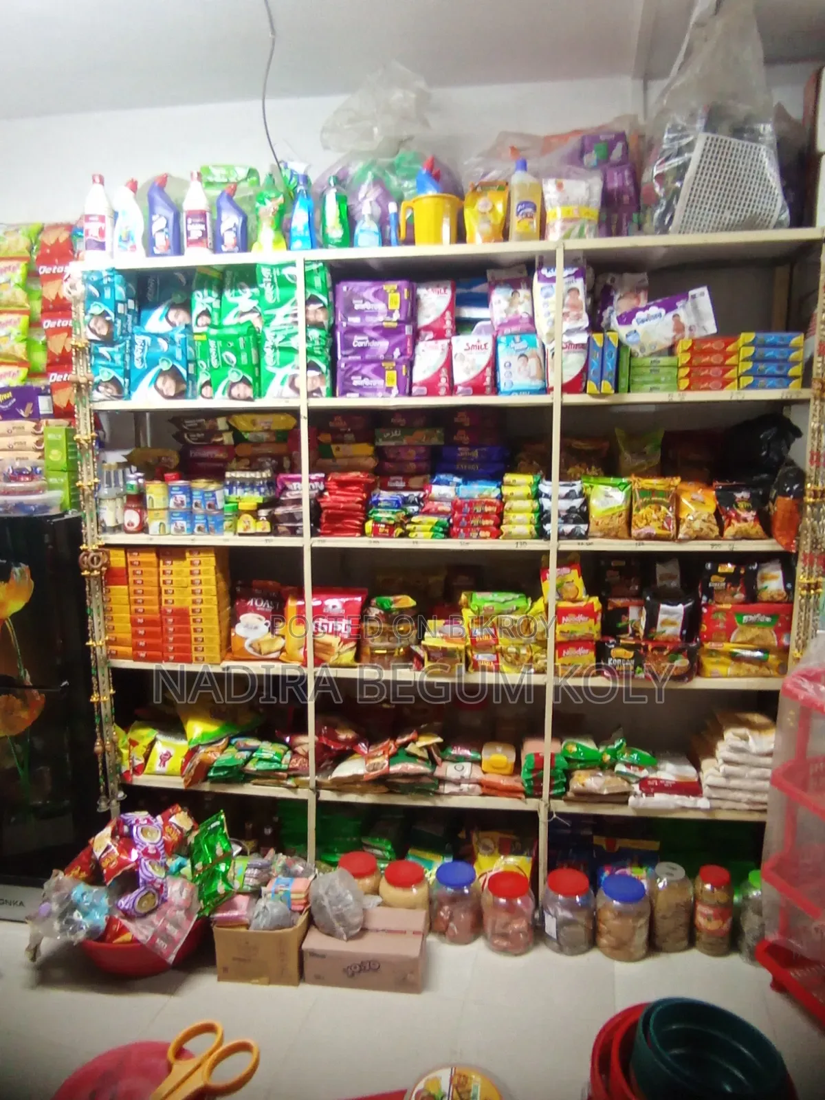 Steel rack for shop
