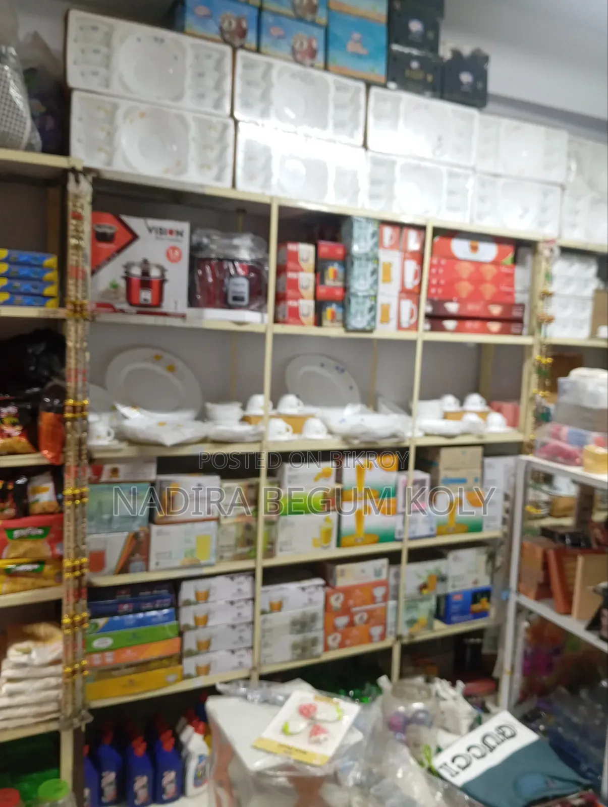Steel rack for shop