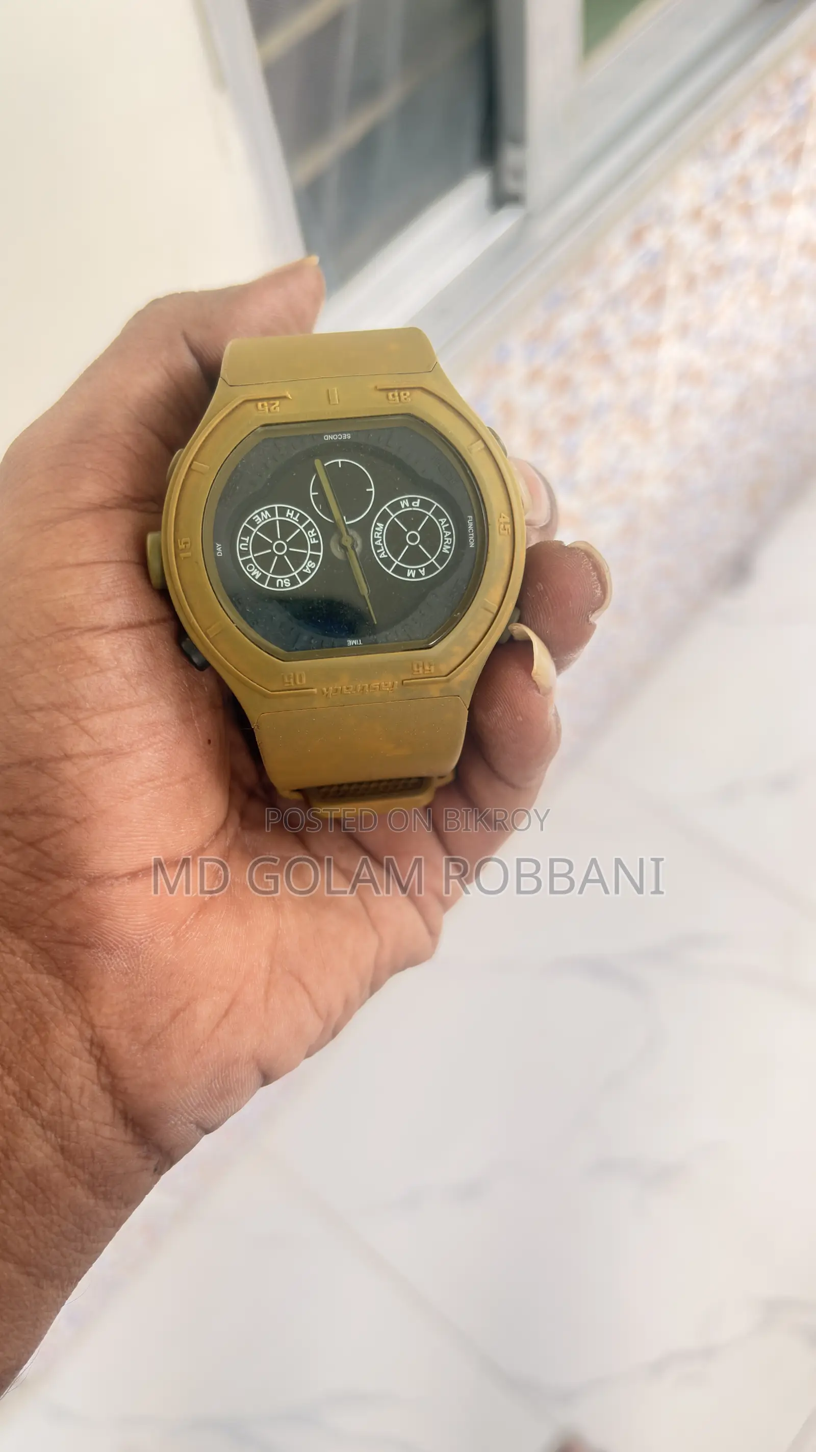 ফ্রেশ ফাস্টট্র্যাক অরিজিনাল ওয়াচ মডেল ৩৮০০৮পিপি০২ অ্যানালগ-ডিজিটাল পুরুষদের ঘড়ি