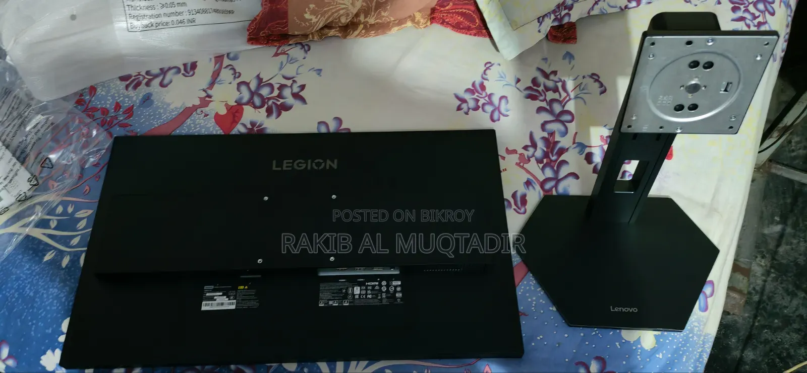 Lenovo Legion 27-10 27inch Rotate Gaming Monitor