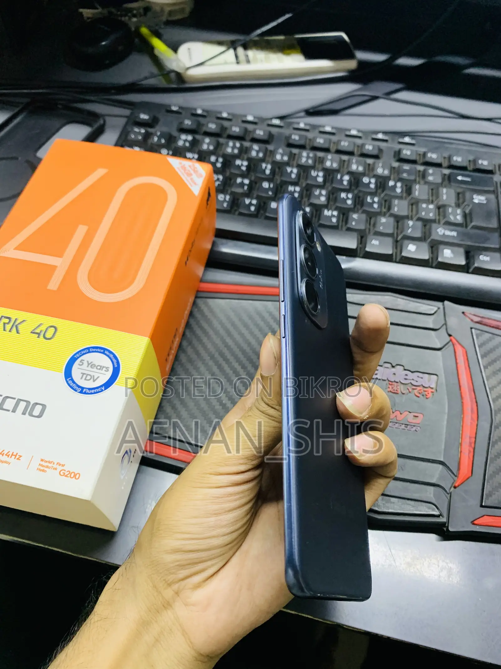 Tecno Spark 40 Pro 256 GB Gray