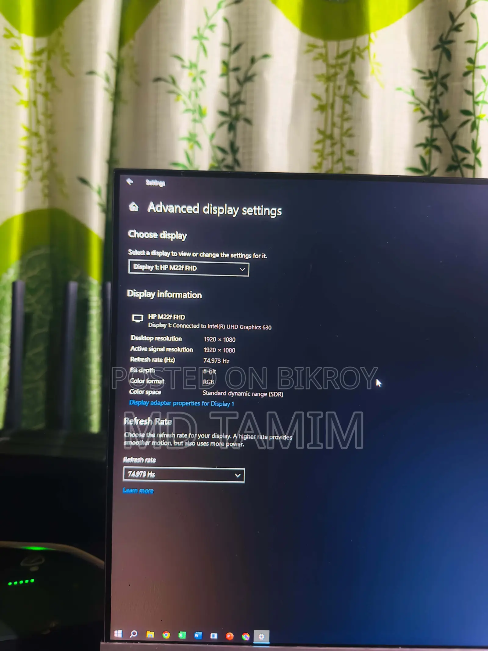 HP M22f Monitor