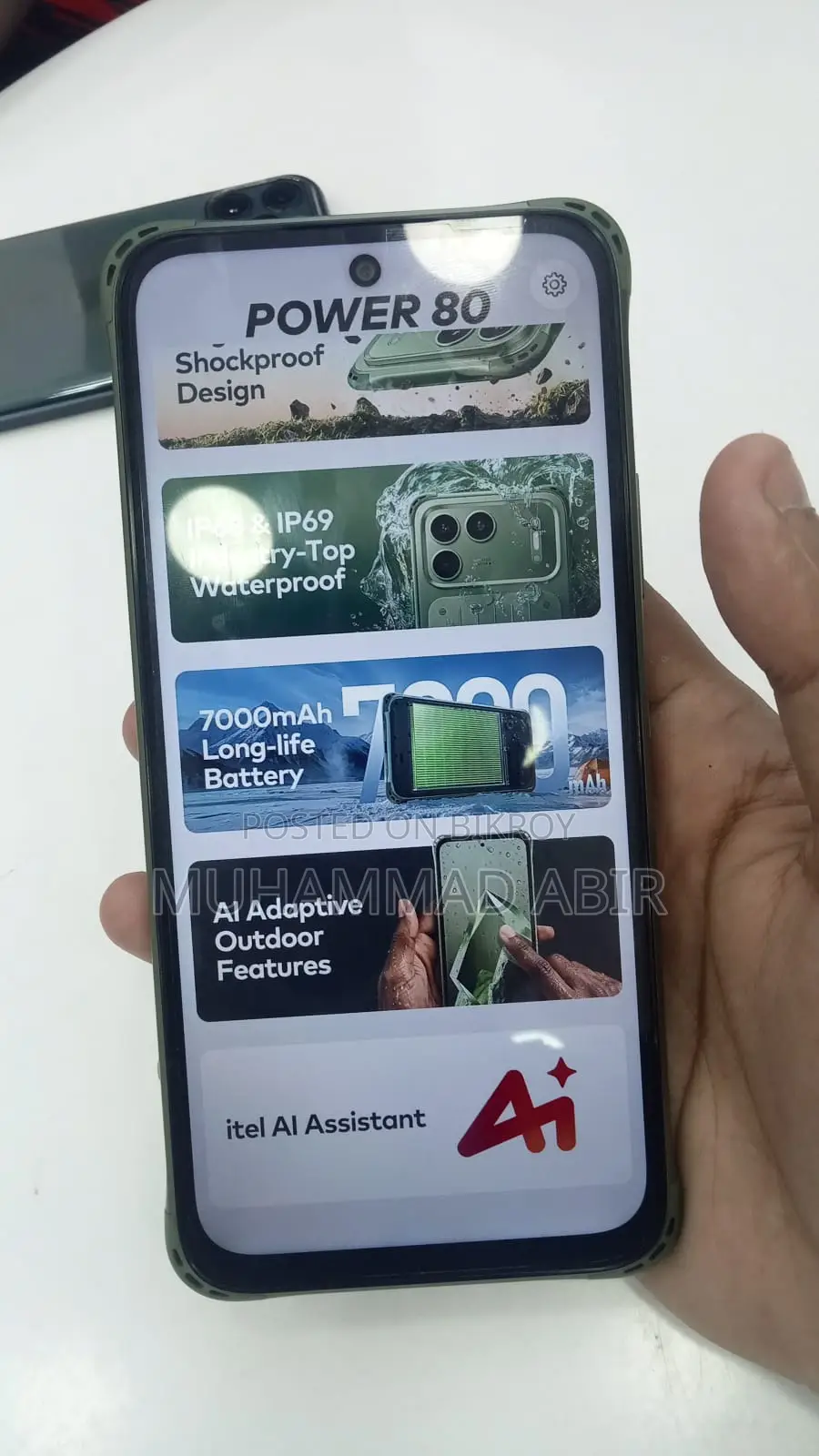 New Itel Power 80 128 GB Green
