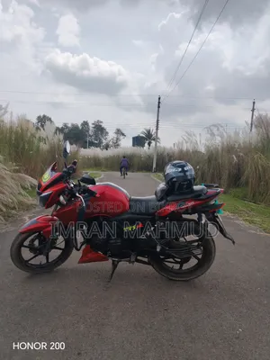 টিভিএস আপাচি আরটিআর ১৬০ টুভি ২০১৭ লাল