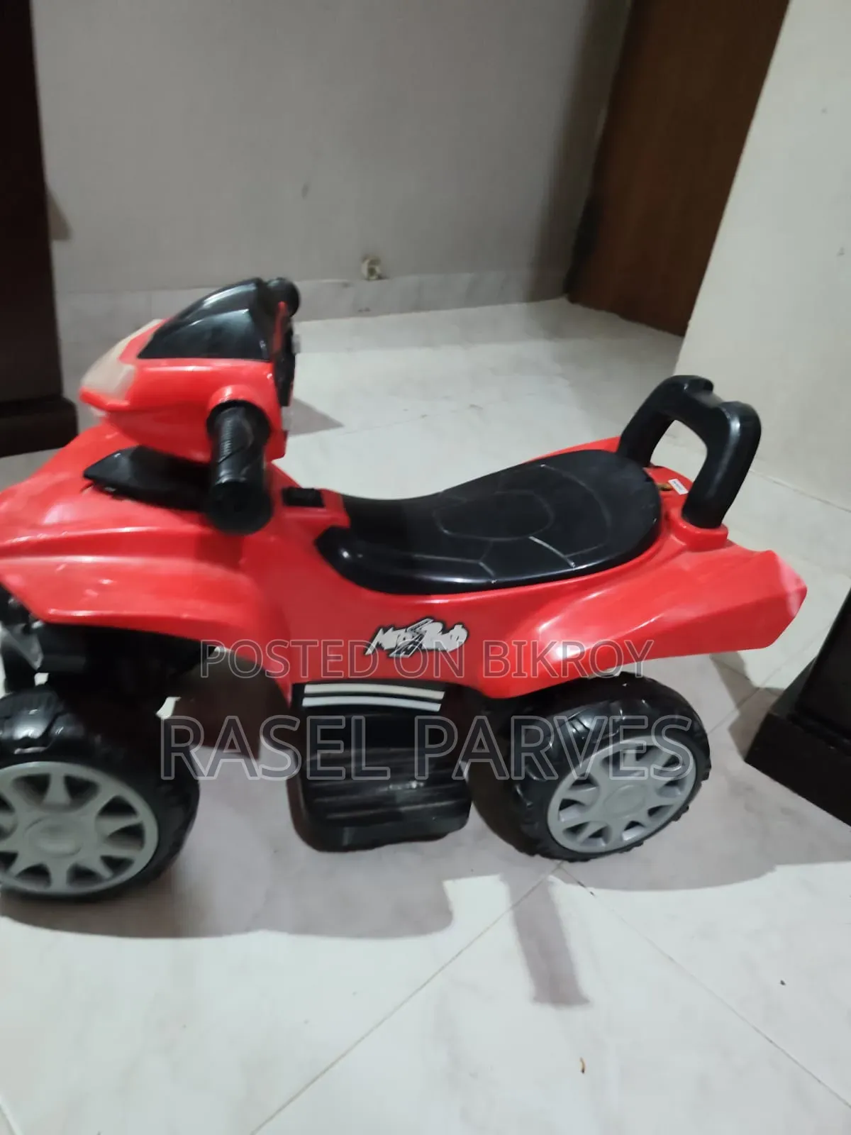 Kids' Electric 4-Wheel Bike