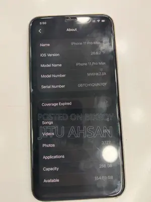 Apple iPhone 11 Pro Max 256 GB Silver