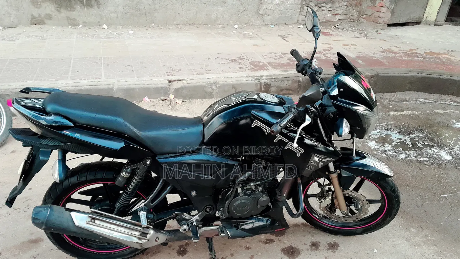 TVS Apache RTR 160 2V 2017 Black
