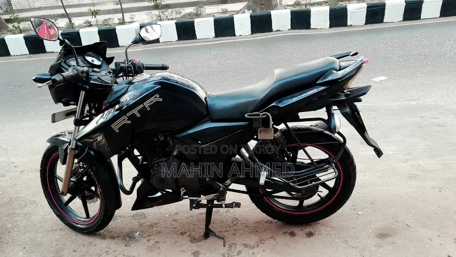 TVS Apache RTR 160 2V 2017 Black