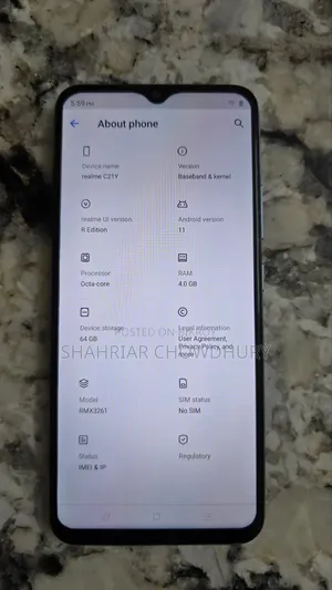 Realme C21Y 64 GB Blue