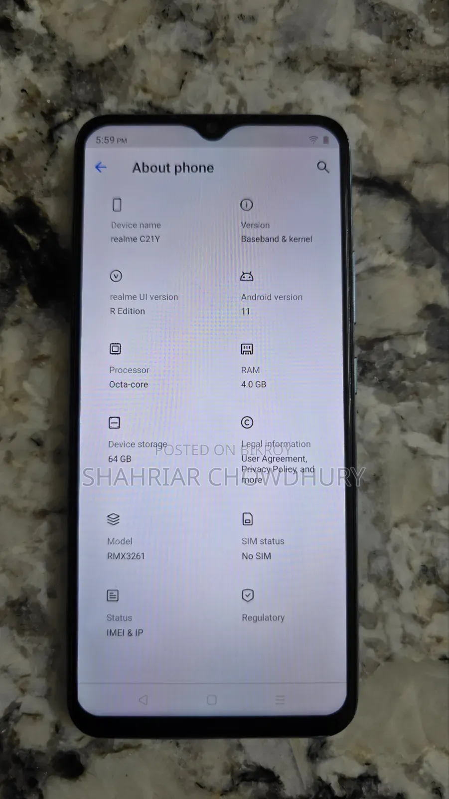 Realme C21Y 64 GB Blue