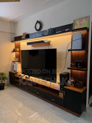 টিভি ওয়াল ক্যাবিনেট ১০x৭ ফুট